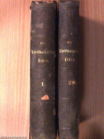 Handbuch Katechismus der christkatholischen Lehre I-II. (gótbetűs)