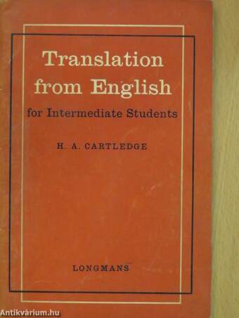 Translation from English for Intermediate Students