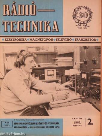 Rádiótechnika 1981. (nem teljes évfolyam)