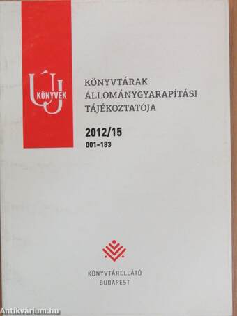 Új könyvek 2012/15.