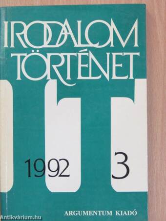 Irodalomtörténet 1992/3.