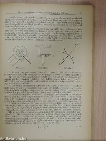A mechanizmusok és gépek elmélete II.