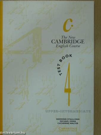 The New Cambridge English Course - Upper-Intermediate - Test Book 4.