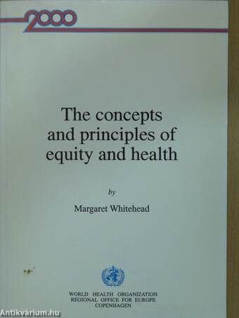 The concepts and principles of equity and health