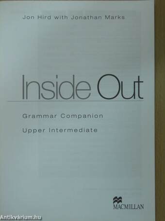 Inside Out - Upper intermediate - Grammar Companion