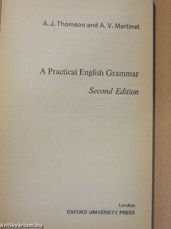 A Practical English Grammar