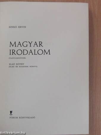 Magyar irodalom I./1-2.