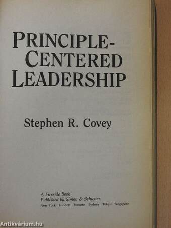 Principle-Centered Leadership