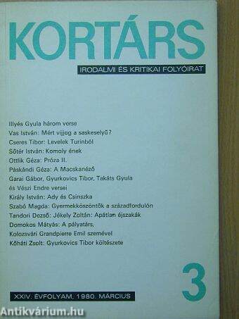 Kortárs 1980. március