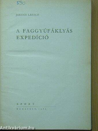 A faggyúfáklyás expedíció