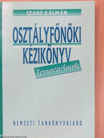 Osztályfőnöki kézikönyv