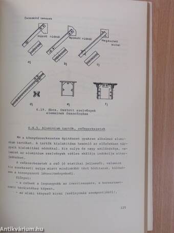 Könnyűszerkezet-lakatos szerkezettan és szerelési ismeretek