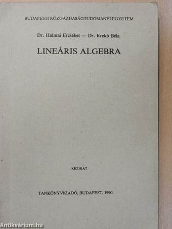 Lineáris algebra