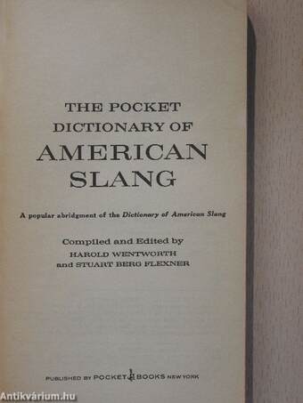 The Pocket Dictionary of American Slang