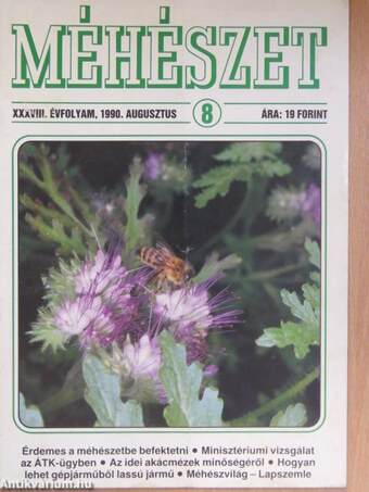 Méhészet 1990. augusztus