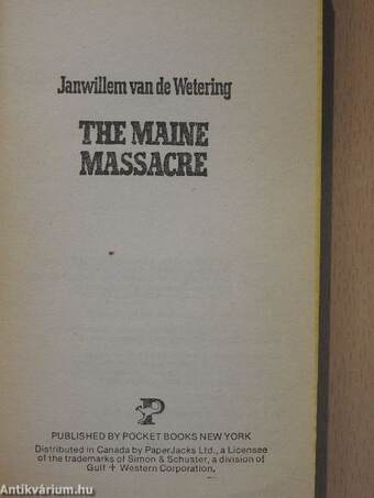 The Maine Massacre