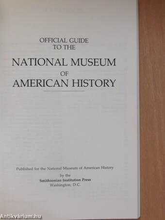 Official Guide to the National Museum of American History