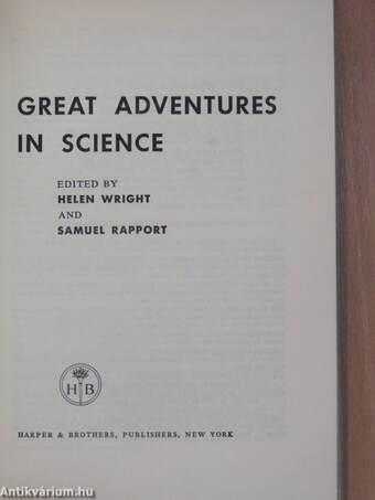 Great Adventures in Science