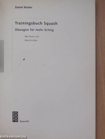 Trainingsbuch Squash