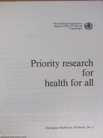 Priority research for health for all