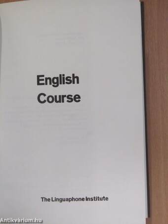 English Course/Cours d'anglais - 4 kazettával