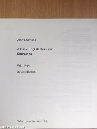 A Basic English Grammar - Exercises