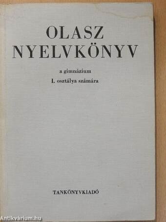 Olasz nyelvkönyv I.