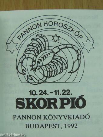 Skorpió (minikönyv)