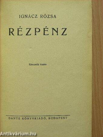 Rézpénz I-II.