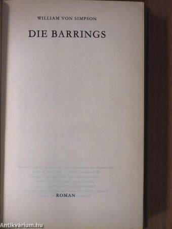 Die Barrings