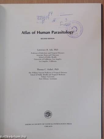 Atlas of Human Parasitology