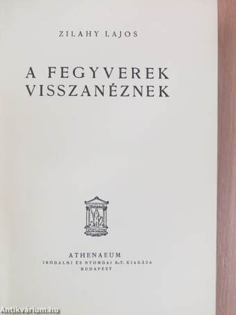 A fegyverek visszanéznek