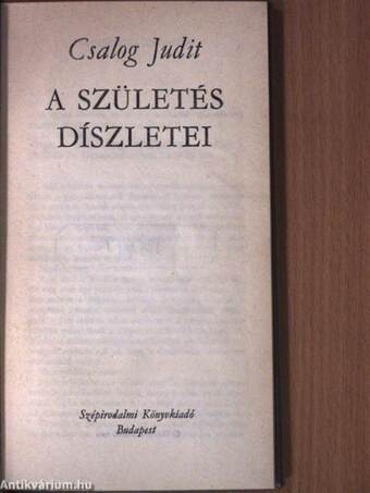 A születés díszletei