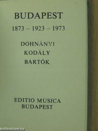 Budapest 1873-1923-1973 (minikönyv)