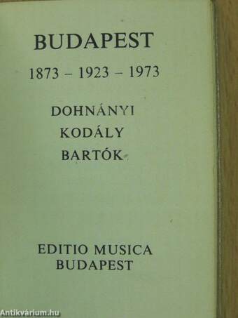 Budapest 1873-1923-1973 (minikönyv)