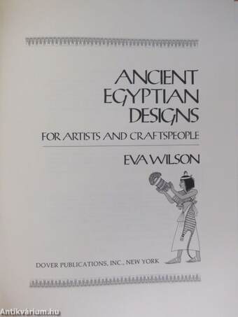 Ancient Egyptian Designs for Artists and Craftspeople