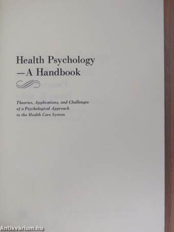 Health Psychology - A Handbook