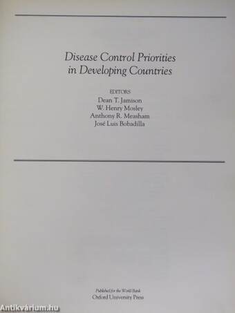 Disease Control Priorities in Developing Countries