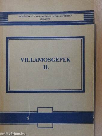 Villamosgépek II.