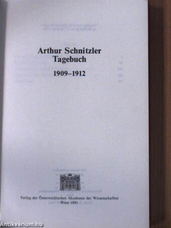 Tagebuch 1909-1912