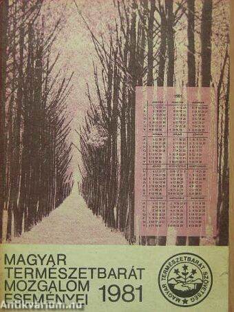 A Magyar Természetbarát Mozgalom eseményei 1981