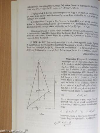 Középiskolai matematikai és fizikai lapok 1995. május