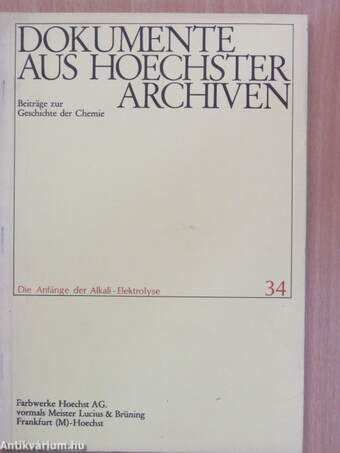 Dokumente aus Hoechster Archiven 34.