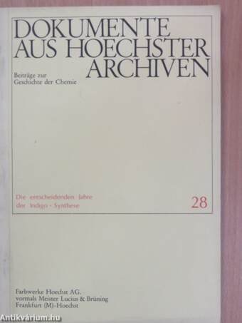 Dokumente aus Hoechster Archiven 28.