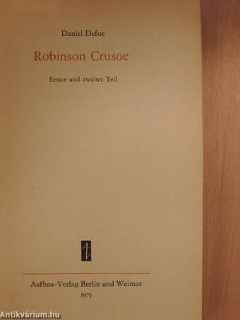 Robinson Crusoe