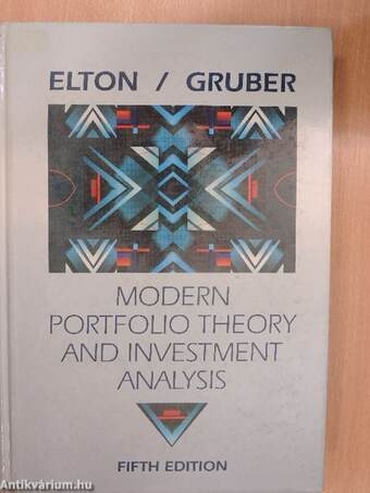 Modern Portfolio Theory and Investment Analysis