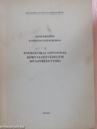 Közlekedési energiagazdálkodás 7.