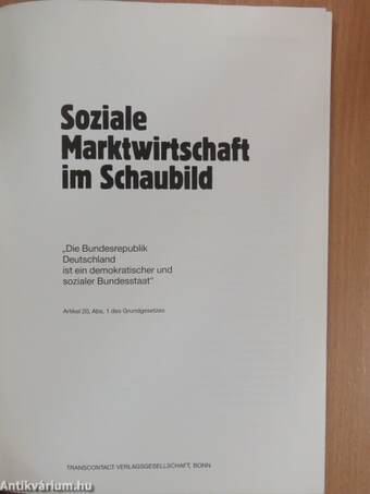 Soziale Marktwirtschaft im Schaubild