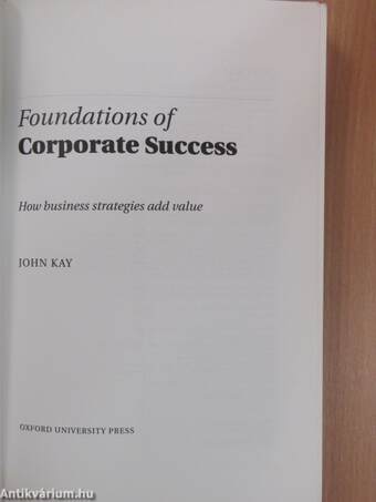 Foundations of Corporate Success