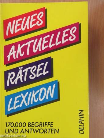 Neues Aktuelles Rätsel Lexikon